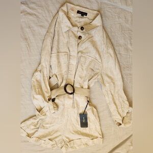 Shinestar linen romper